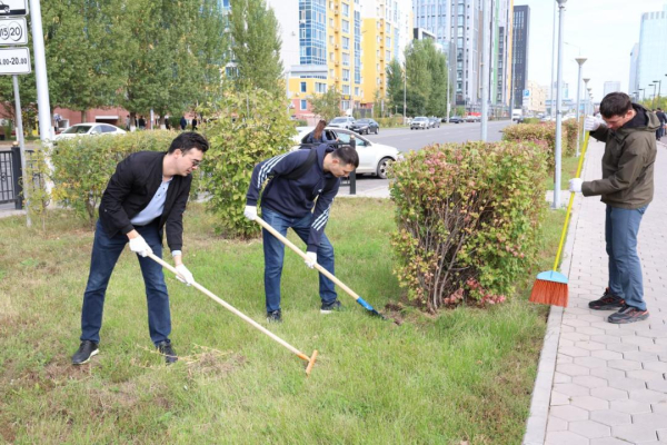 Военнослужащие Вооруженных сил приняли участие в экологической акции «Таза Қазақстан» Военнослужащие Вооруженных сил приняли участие в экологической акции «Таза Қазақстан»