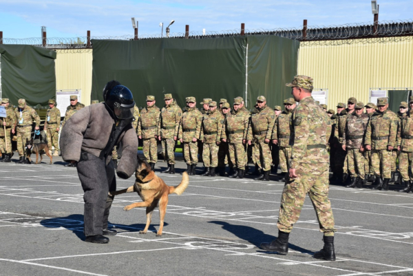Лучшие кинологи Нацгвардии определены в Петропавловске
