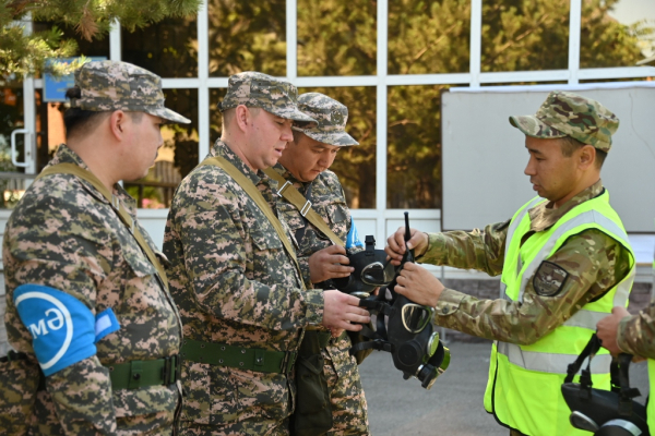 В Шымкенте начались учебные сборы с военнообязанными В Шымкенте начались учебные сборы с военнообязанными