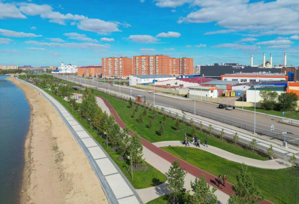 Президенту представили проект парка «Көк шалғын»