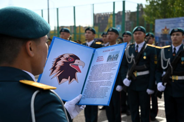 В Астане прошла торжественная церемония принятия Военной присяги кадетами В Астане прошла торжественная церемония принятия Военной присяги кадетами