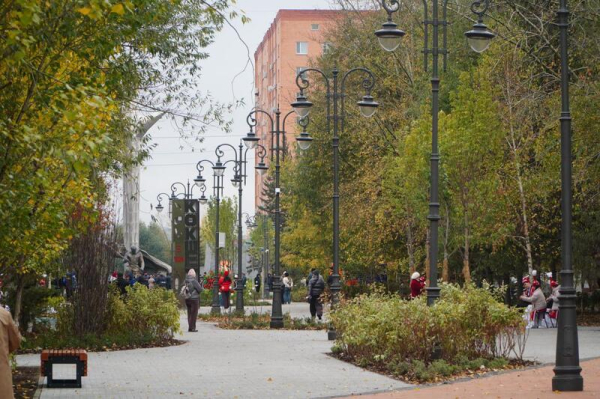 В Кокшетау открылось общественное пространство «Көк шалғын» В Кокшетау открылось общественное пространство «Көк шалғын»