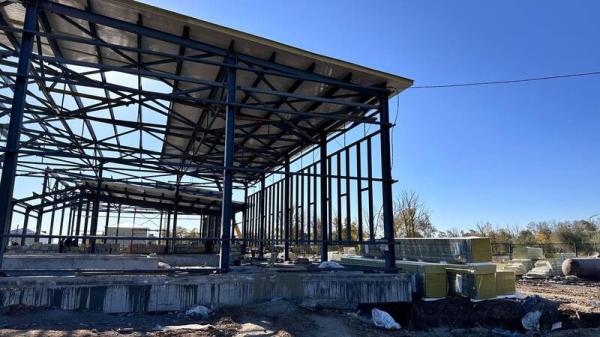 В Улытауском районе строится здание бассейна В Улытауском районе строится здание бассейна