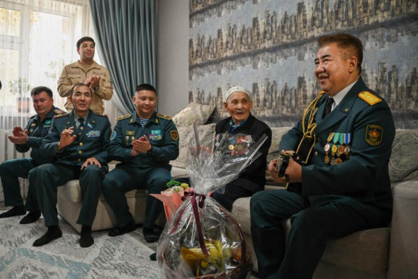 В Астане отпраздновали 102-летие ветерана войны