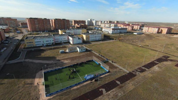 В Кокшетау открыт футбольный стадион, построенный в рамках программы FIFA Arena В Кокшетау открыт футбольный стадион, построенный в рамках программы FIFA Arena
