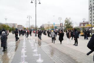 В Кокшетау открылось общественное пространство «Көк шалғын» В Кокшетау открылось общественное пространство «Көк шалғын»