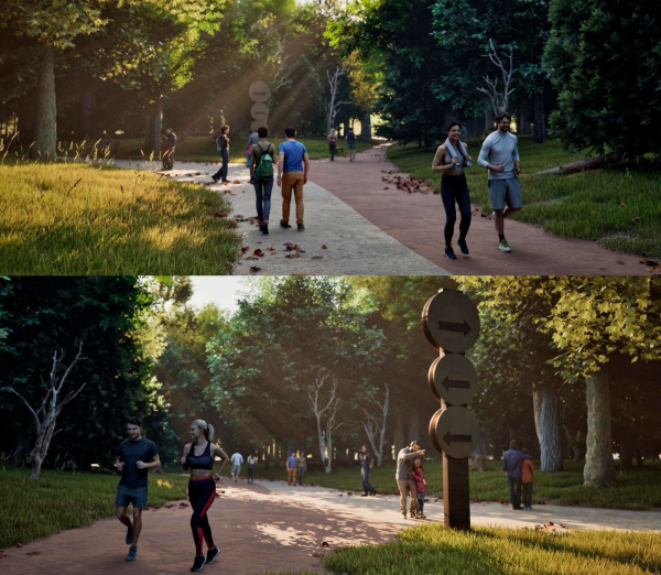 
Обновлённый дизайн рощи Баума представил акимат Алматы
