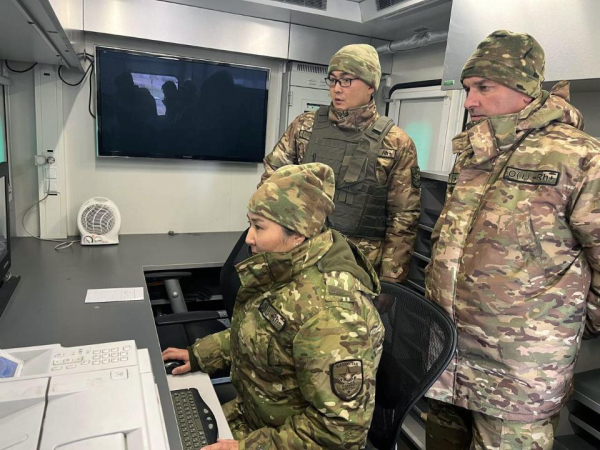 Казахстанские топографы отработали действия по привязке боевых порядков