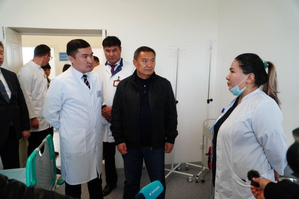 В селе Аксай Есильского района открылась современная врачебная амбулатория В селе Аксай Есильского района открылась современная врачебная амбулатория