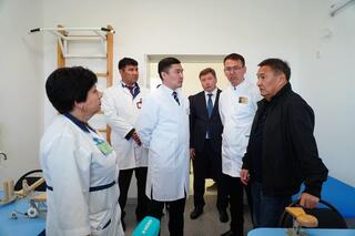 В селе Аксай Есильского района открылась современная врачебная амбулатория В селе Аксай Есильского района открылась современная врачебная амбулатория