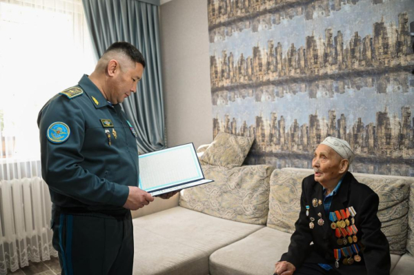 В Астане отпраздновали 102-летие ветерана войны