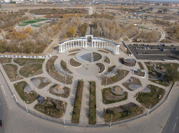 Парк Президента в Кызылорде обретет новый облик Парк Президента в Кызылорде обретет новый облик