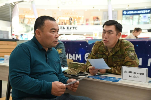 В Актау прошла ярмарка вакансий для желающих поступить на воинскую службу В Актау прошла ярмарка вакансий для желающих поступить на воинскую службу