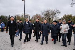 В Кокшетау открылось общественное пространство «Көк шалғын» В Кокшетау открылось общественное пространство «Көк шалғын»