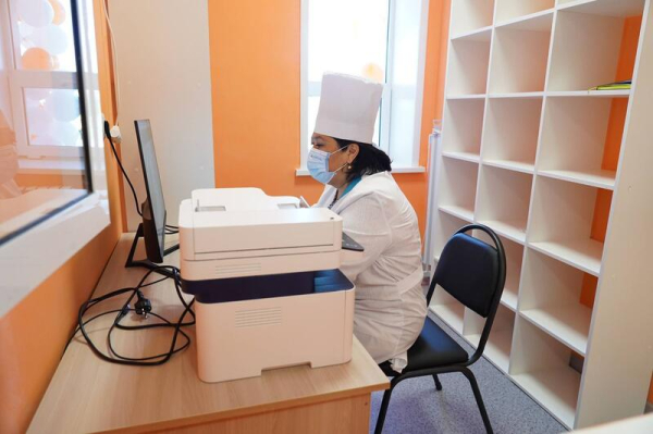В селе Аксай Есильского района открылась современная врачебная амбулатория В селе Аксай Есильского района открылась современная врачебная амбулатория