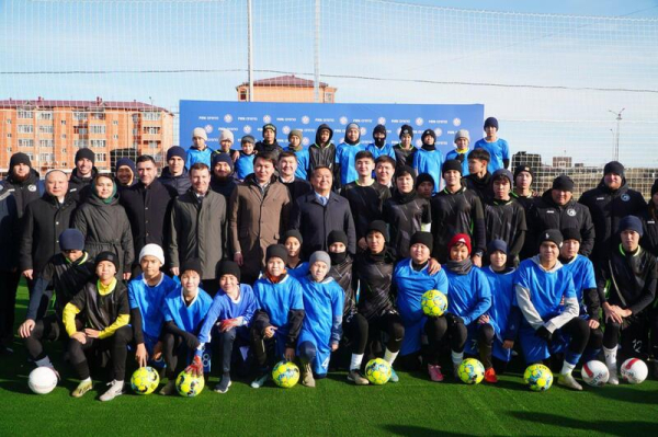 В Кокшетау открыт футбольный стадион, построенный в рамках программы FIFA Arena В Кокшетау открыт футбольный стадион, построенный в рамках программы FIFA Arena