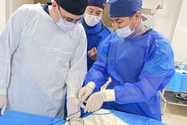 17 сложнейших операций провели казахстанские хирурги пациентам из Узбекистана 