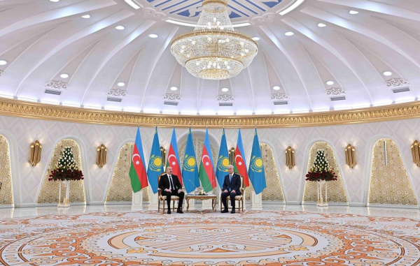 Президенты Казахстана и Азербайджана провели переговоры в Астане Президенты Казахстана и Азербайджана провели переговоры в Астане