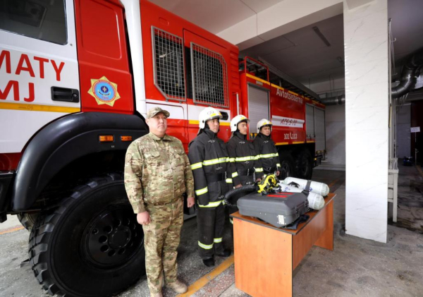 В Алматы усиливают противопожарную защиту и развивают сеть пожарных депо