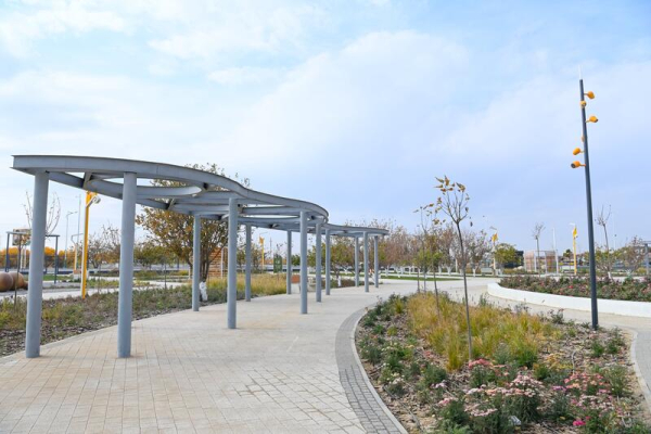 Парк Президента в Кызылорде обретет новый облик Парк Президента в Кызылорде обретет новый облик