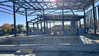 В Улытауском районе строится здание бассейна В Улытауском районе строится здание бассейна