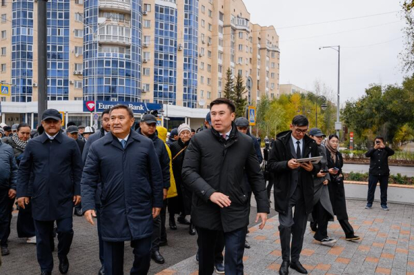 В Кокшетау открылось общественное пространство «Көк шалғын» В Кокшетау открылось общественное пространство «Көк шалғын»