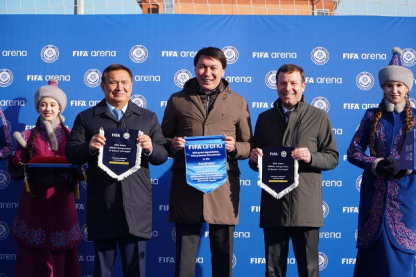 В Кокшетау открыт футбольный стадион, построенный в рамках программы FIFA Arena В Кокшетау открыт футбольный стадион, построенный в рамках программы FIFA Arena