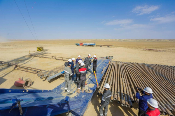 Первую поисковую скважину начали бурить на участке в Мангистауской области 