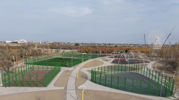 Парк Президента в Кызылорде обретет новый облик Парк Президента в Кызылорде обретет новый облик