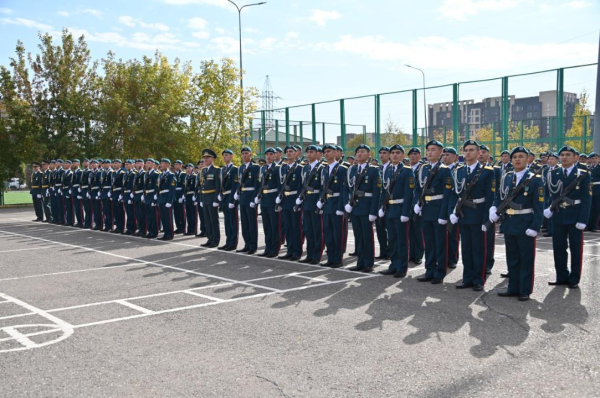 В Астане прошла торжественная церемония принятия Военной присяги кадетами В Астане прошла торжественная церемония принятия Военной присяги кадетами