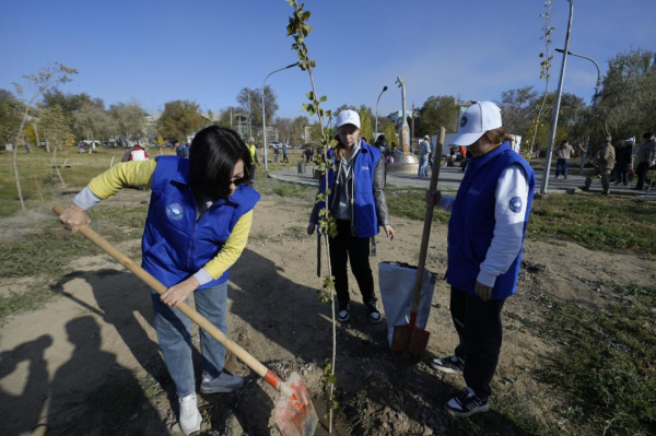 &laquo;Таза Қазақстан&raquo;: жители Ұлытау вносят вклад в чистоту и озеленение региона