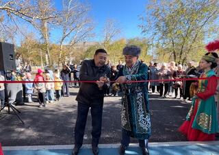 В Ерейментауском районе благоустроены 8 дворов и дворовых территории