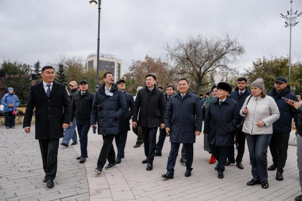 В Кокшетау открылось общественное пространство «Көк шалғын» В Кокшетау открылось общественное пространство «Көк шалғын»