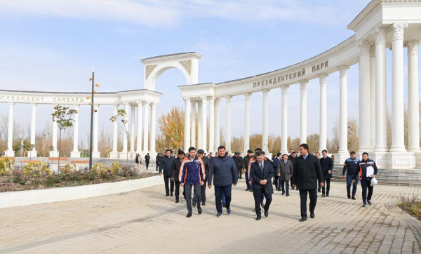 Парк Президента в Кызылорде обретет новый облик Парк Президента в Кызылорде обретет новый облик