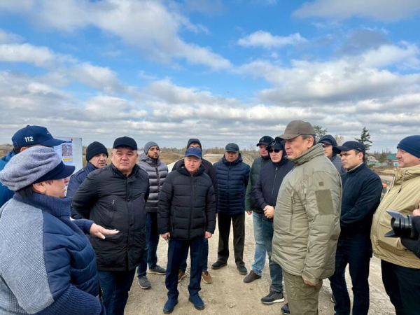 Реконструкция защитных сооружений в Кызылжарском районе активно продолжается