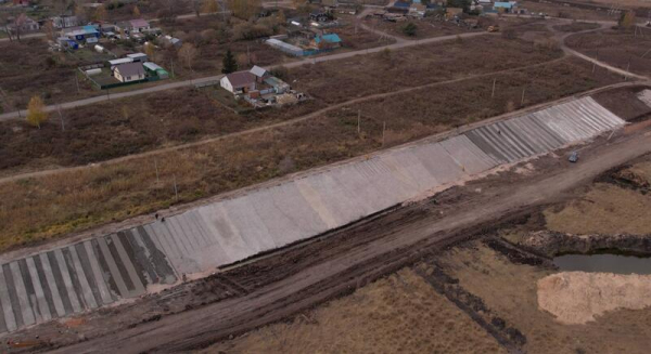 Реконструкция защитных сооружений в Кызылжарском районе активно продолжается