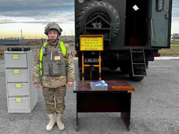 Казахстанские топографы отработали действия по привязке боевых порядков