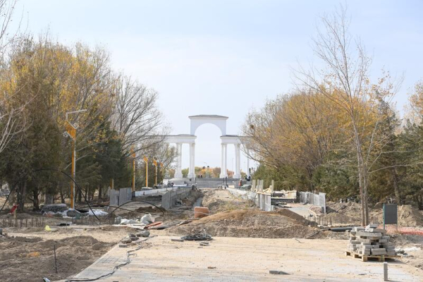 Парк Президента в Кызылорде обретет новый облик Парк Президента в Кызылорде обретет новый облик