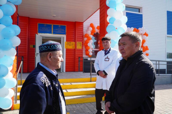 В селе Аксай Есильского района открылась современная врачебная амбулатория В селе Аксай Есильского района открылась современная врачебная амбулатория