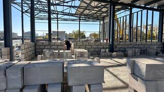 В Улытауском районе строится здание бассейна В Улытауском районе строится здание бассейна