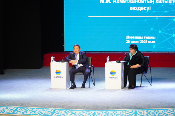 Марат Ахметжанов провел встречу с жителями Шортандинского района Марат Ахметжанов провел встречу с жителями Шортандинского района