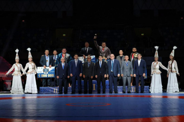 Армейский балуан Марат Байкамуров стал чемпионом «Қазақстан Барысы – 2025» Армейский балуан Марат Байкамуров стал чемпионом «Қазақстан Барысы – 2025»