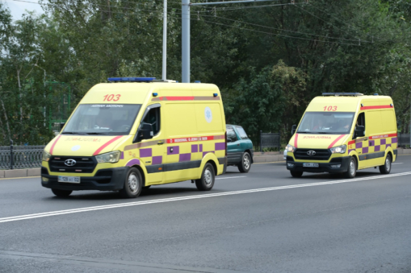 Скорая допустила наезд на пешехода в Алматы
 Скорая допустила наезд на пешехода в Алматы