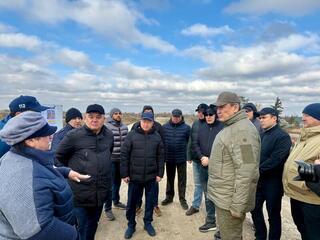 Реконструкция защитных сооружений в Кызылжарском районе активно продолжается