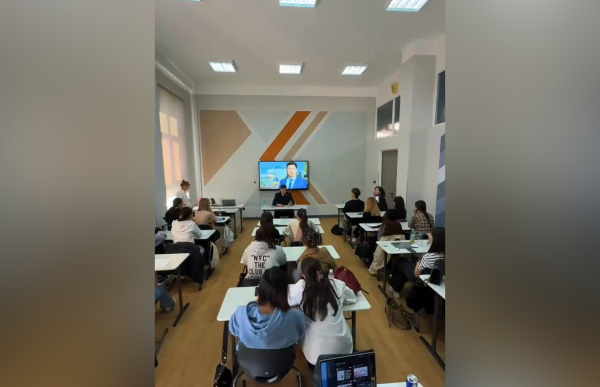 В Maksut Narikbayev University состоялась встреча со спикером Нацгвардии МВД В Maksut Narikbayev University состоялась встреча со спикером Нацгвардии МВД