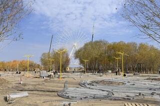 Парк Президента в Кызылорде обретет новый облик Парк Президента в Кызылорде обретет новый облик