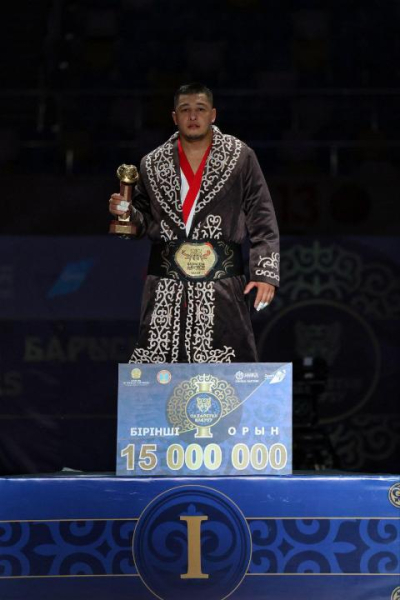 Армейский балуан Марат Байкамуров стал чемпионом «Қазақстан Барысы – 2025» Армейский балуан Марат Байкамуров стал чемпионом «Қазақстан Барысы – 2025»