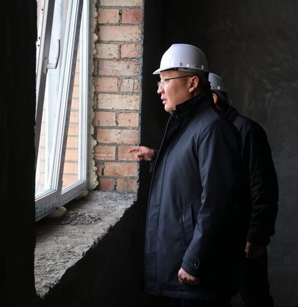 Аким Павлодарской области Асаин Байханов посетил село Атыгай близ Экибастуза, где проверил ход строительства новой школы Аким Павлодарской области Асаин Байханов посетил село Атыгай близ Экибастуза, где проверил ход строительства новой школы