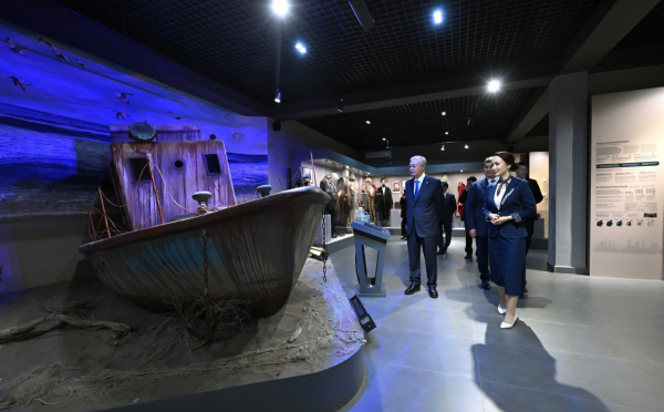 Центр настольного тенниса и новый музей посетил Токаев в Кызылорде
 
Центр настольного тенниса и новый музей посетил Токаев в Кызылорде