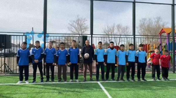 В Целиноградском районе расширяется сеть детских и спортивных площадок